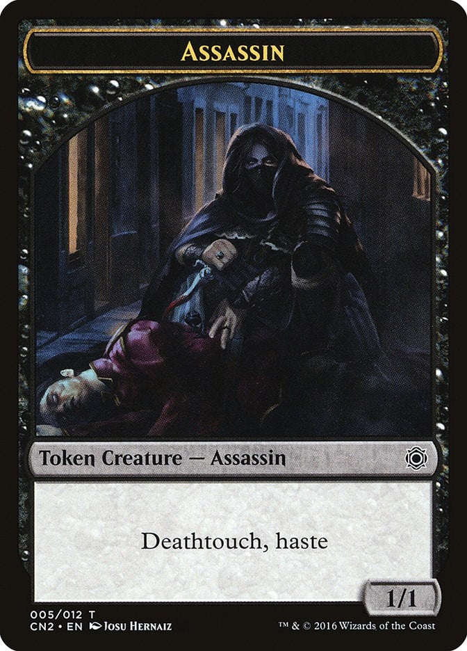 Image for Assassin Token (5) (Conspiracy: Take the Crown) - Magic: The Gathering