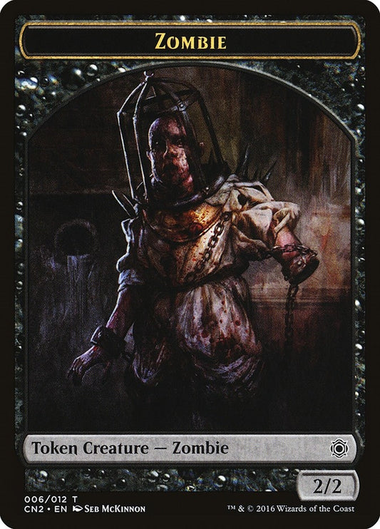 Image for Zombie Token (6) (Conspiracy: Take the Crown) - Magic: The Gathering
