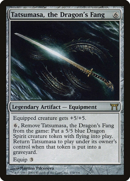 Image for Tatsumasa, the Dragon's Fang (270) (Champions of Kamigawa) - Magic: The Gathering