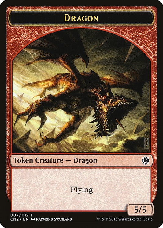 Image for Dragon Token (7) (Conspiracy: Take the Crown) - Magic: The Gathering
