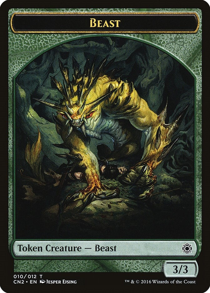Image for Beast Token (10) (Conspiracy: Take the Crown) - Magic: The Gathering
