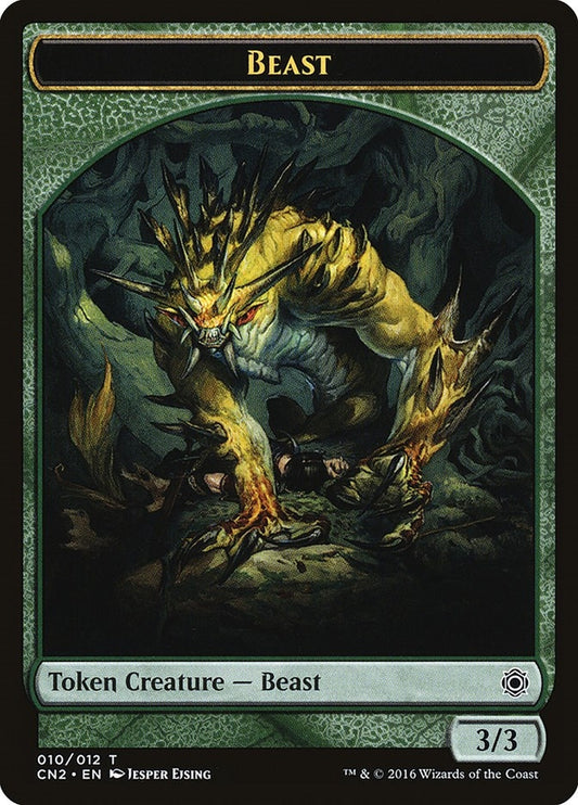 Image for Beast Token (10) (Conspiracy: Take the Crown) - Magic: The Gathering