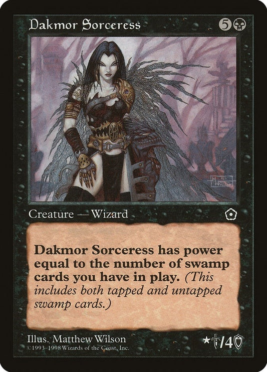 Image for Dakmor Sorceress (Portal Second Age) - Magic: The Gathering