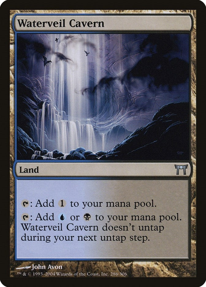 Image for Waterveil Cavern (286) (Champions of Kamigawa) - Magic: The Gathering