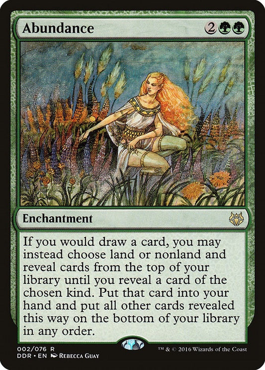 Image for Abundance (2) (Duel Decks: Nissa vs. Ob Nixilis) - Magic: The Gathering