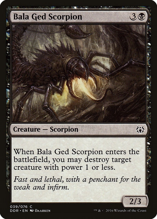 Image for Bala Ged Scorpion (39) (Duel Decks: Nissa vs. Ob Nixilis) - Magic: The Gathering