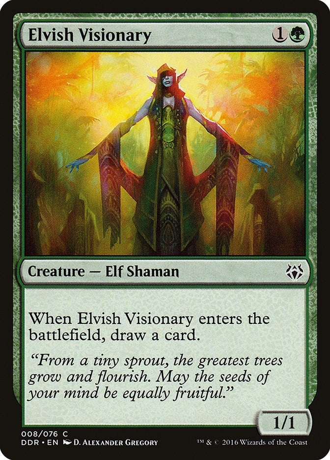 Image for Elvish Visionary (8) (Duel Decks: Nissa vs. Ob Nixilis) - Magic: The Gathering