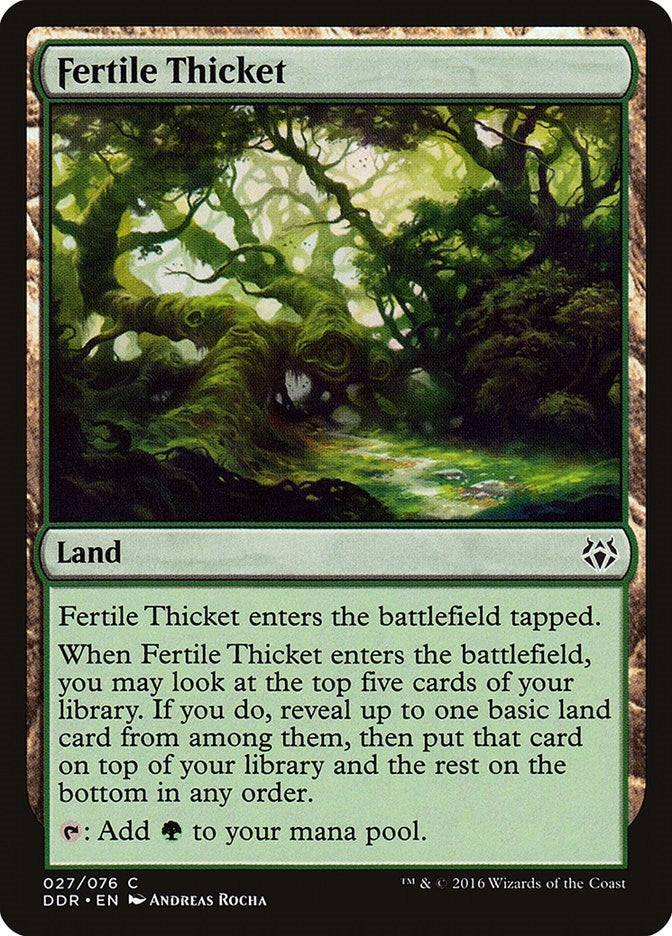 Image for Fertile Thicket (27) (Duel Decks: Nissa vs. Ob Nixilis) - Magic: The Gathering