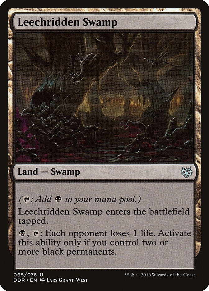 Image for Leechridden Swamp (65) (Duel Decks: Nissa vs. Ob Nixilis) - Magic: The Gathering
