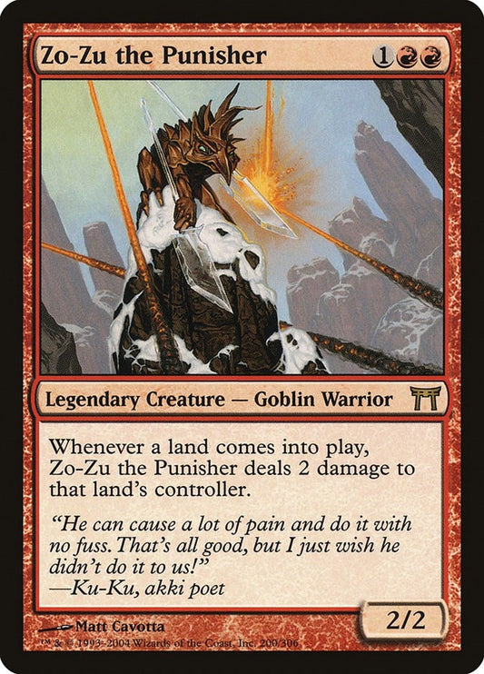 Image for Zo-Zu the Punisher (200) (Champions of Kamigawa) - Magic: The Gathering