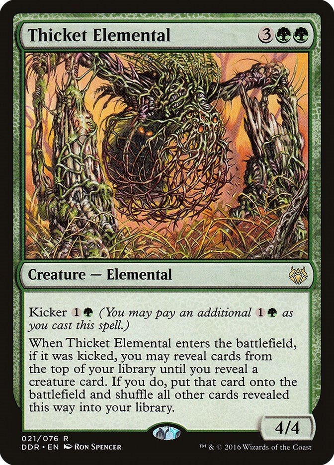 Image for Thicket Elemental (21) (Duel Decks: Nissa vs. Ob Nixilis) - Magic: The Gathering
