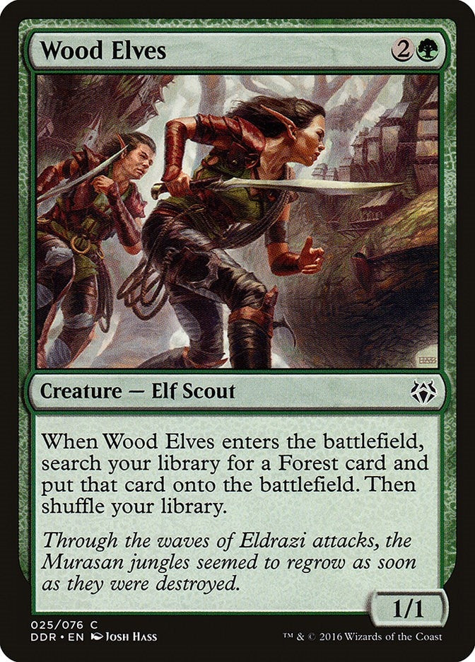 Image for Wood Elves (25) (Duel Decks: Nissa vs. Ob Nixilis) - Magic: The Gathering