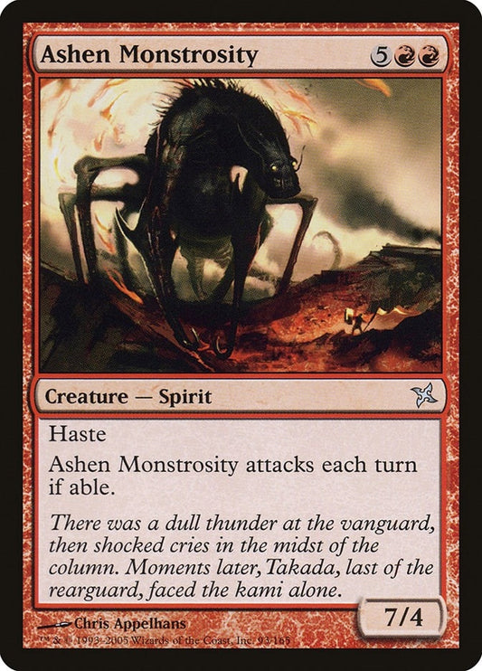 Image for Ashen Monstrosity (93) (Betrayers of Kamigawa) - Magic: The Gathering