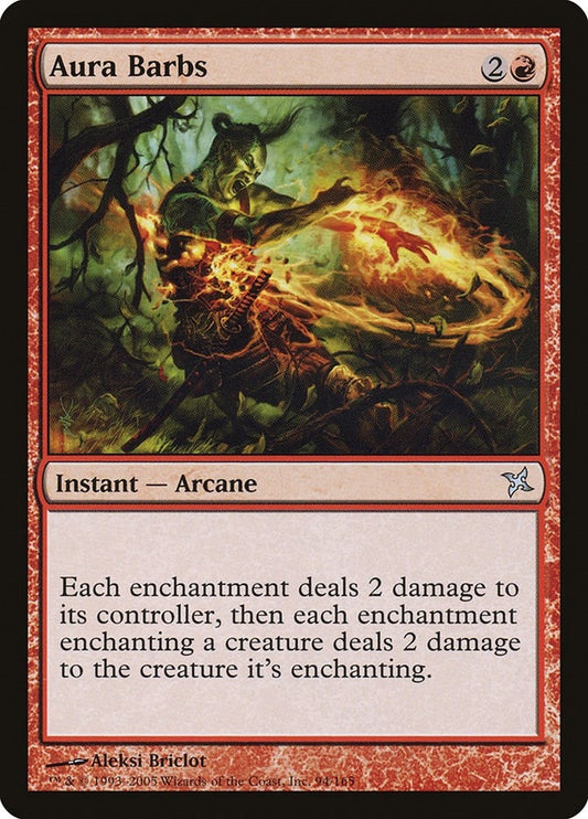 Image for Aura Barbs (94) (Betrayers of Kamigawa) - Magic: The Gathering