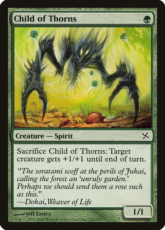 Image for Child of Thorns (123) (Betrayers of Kamigawa) - Magic: The Gathering