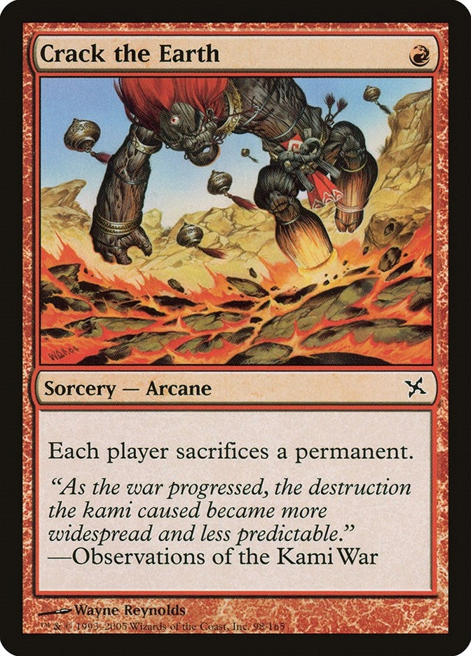 Image for Crack the Earth (98) (Betrayers of Kamigawa) - Magic: The Gathering