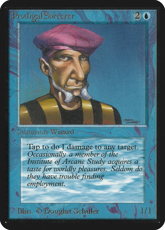 Image for Prodigal Sorcerer (Alpha Edition) - Magic: The Gathering