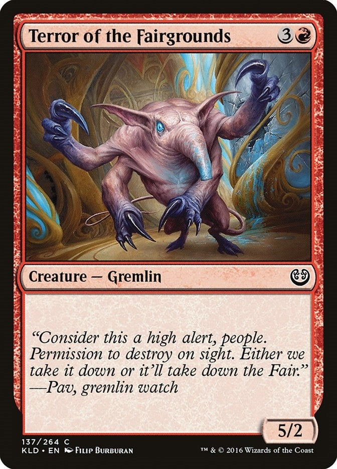 Image for Terror of the Fairgrounds (137) (Kaladesh) - Magic: The Gathering