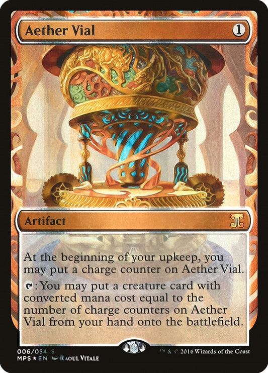 Image for Aether Vial (6) (Masterpiece Series: Kaladesh Inventions) - Magic: The Gathering