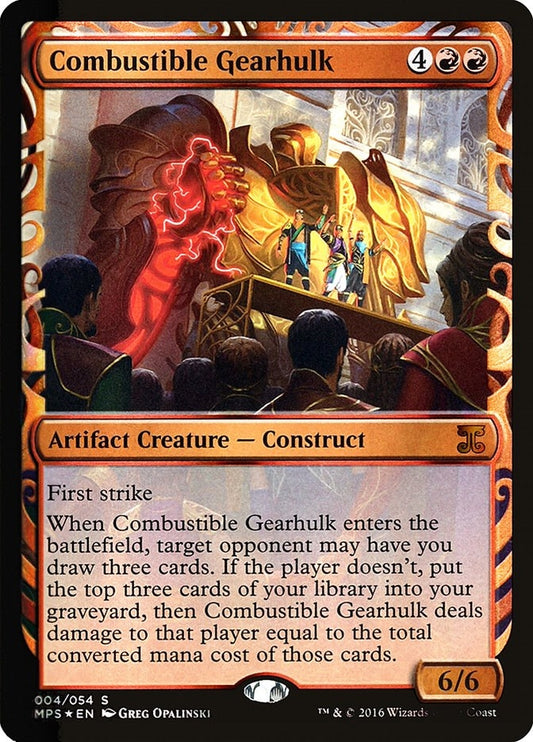 Image for Combustible Gearhulk (4) (Masterpiece Series: Kaladesh Inventions) - Magic: The Gathering