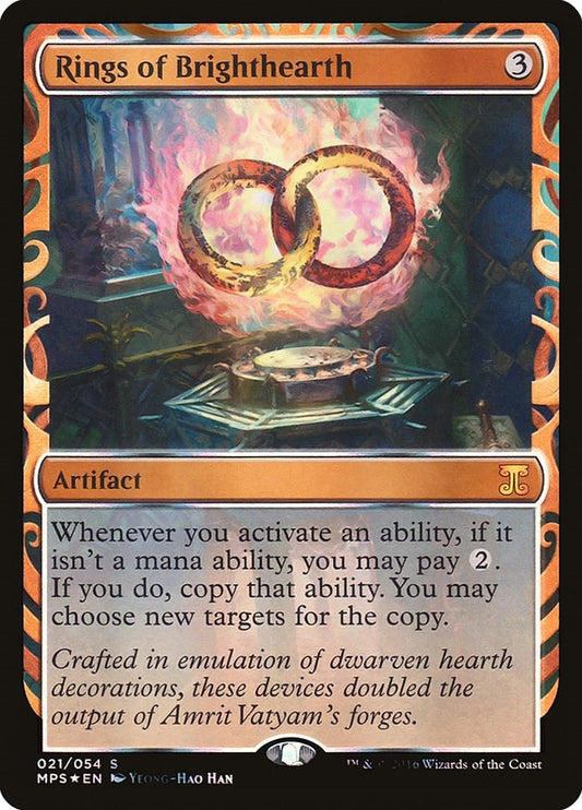 Image for Rings of Brighthearth (21) (Masterpiece Series: Kaladesh Inventions) - Magic: The Gathering