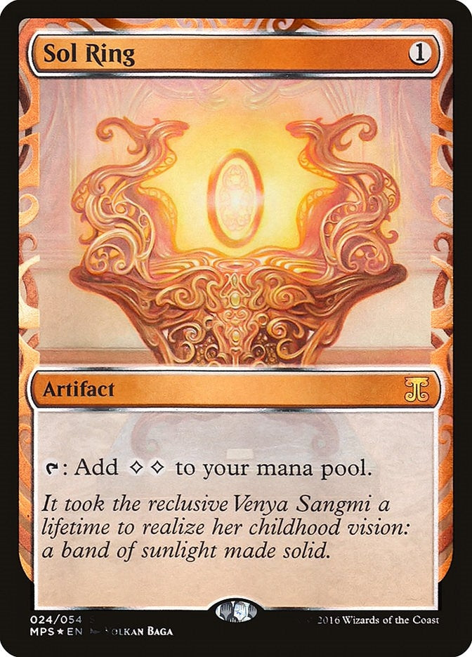 Image for Sol Ring (24) (Masterpiece Series: Kaladesh Inventions) - Magic: The Gathering