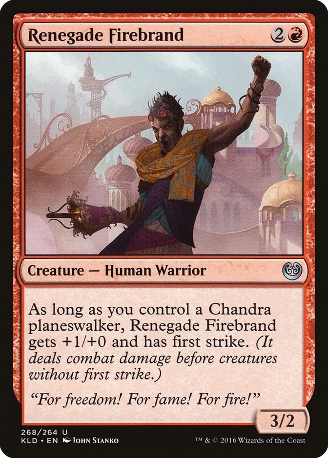 Image for Renegade Firebrand (268) (Kaladesh) - Magic: The Gathering