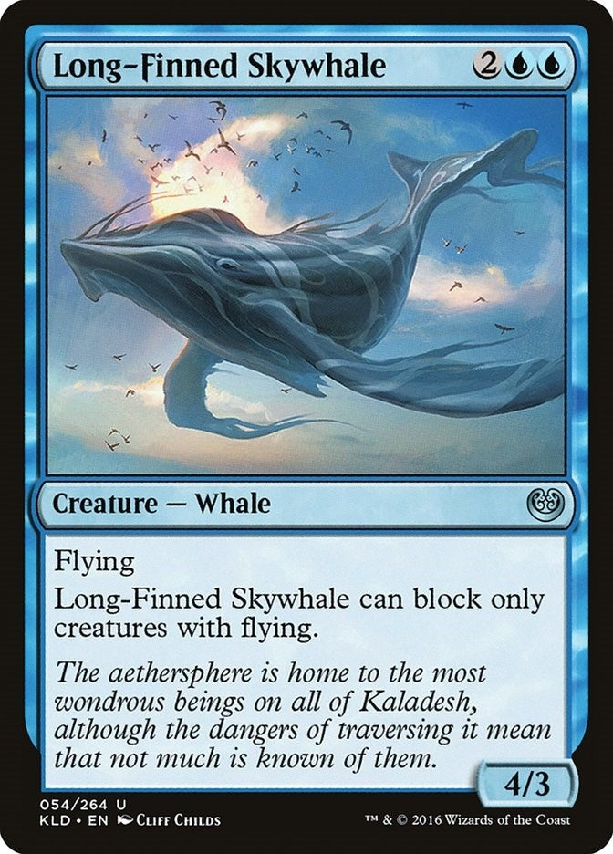Image for Long-Finned Skywhale (54) (Kaladesh) - Magic: The Gathering