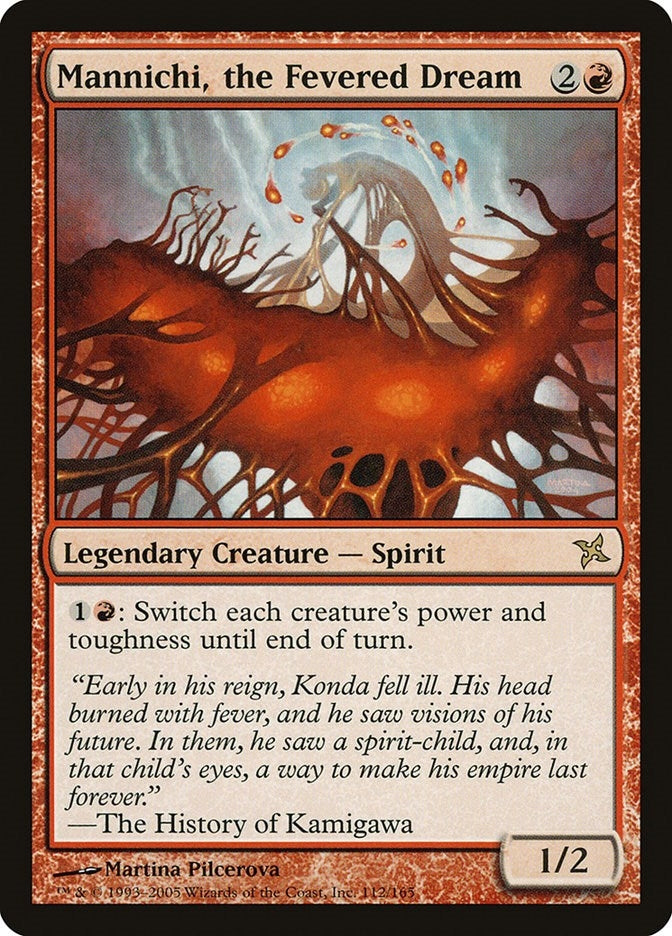 Image for Mannichi, the Fevered Dream (112) (Betrayers of Kamigawa) - Magic: The Gathering