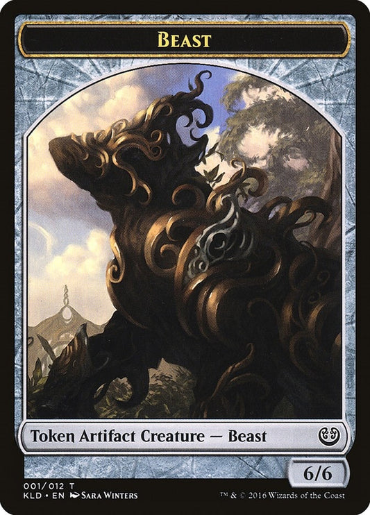 Image for Beast Token (001) (1) (Kaladesh) - Magic: The Gathering