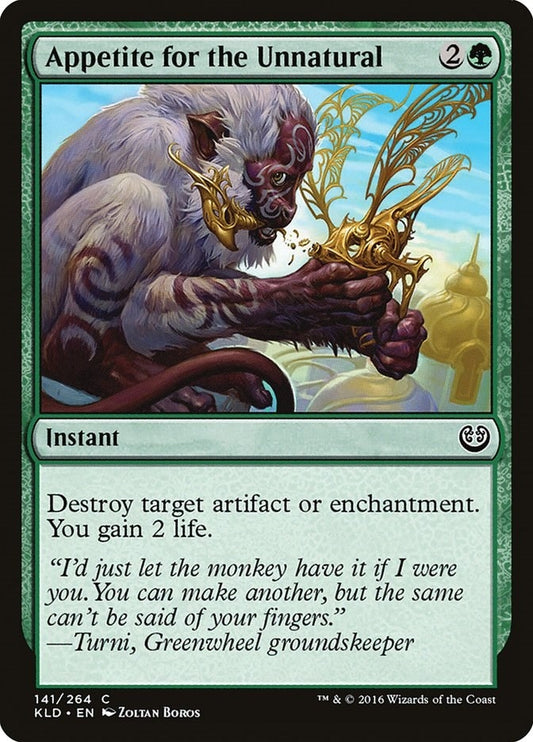Image for Appetite for the Unnatural (141) (Kaladesh) - Magic: The Gathering