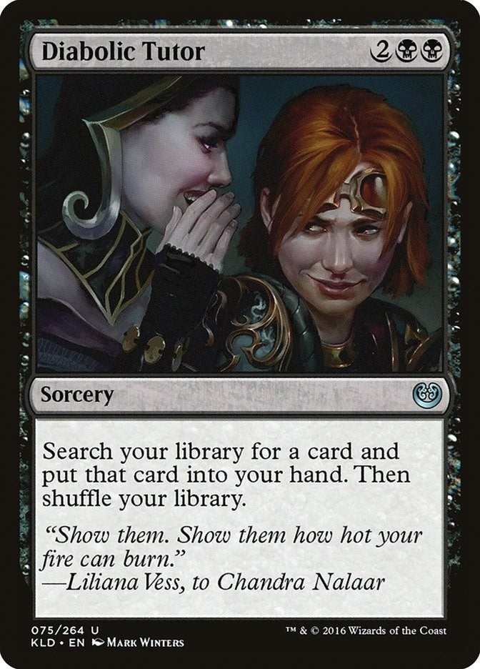 Image for Diabolic Tutor (75) (Kaladesh) - Magic: The Gathering