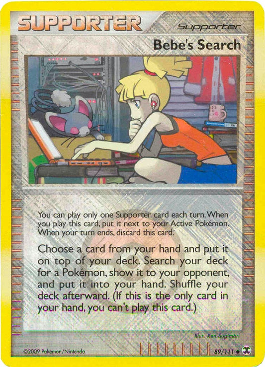 Image for Bebe's Search - 89/111 (League Promo) (089/111) (League & Championship Cards) - Pokemon