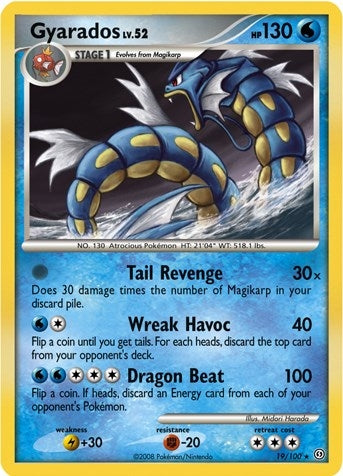 Image for Gyarados - 19/100 (DP Stormfront) (019/100) (Deck Exclusives) - Pokemon