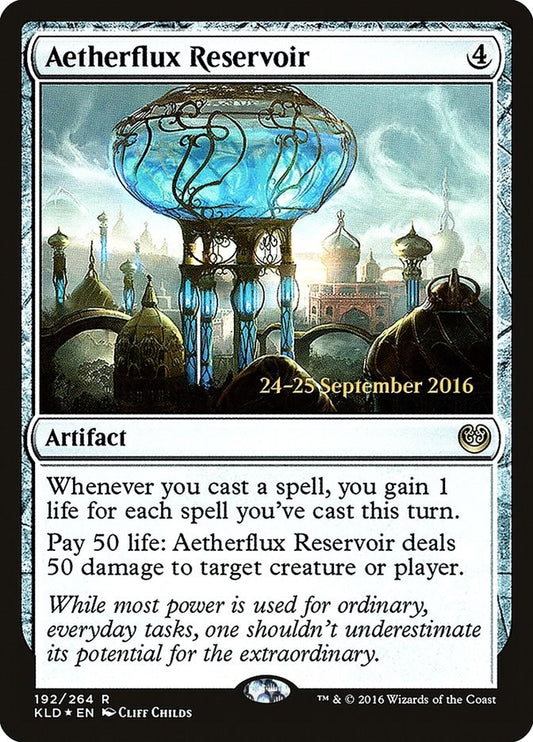 Image for Aetherflux Reservoir (192) (Prerelease Cards) - Magic: The Gathering