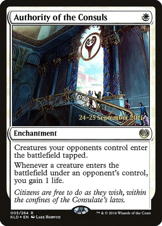 Image for Authority of the Consuls (KLD) (5) (Prerelease Cards) - Magic: The Gathering