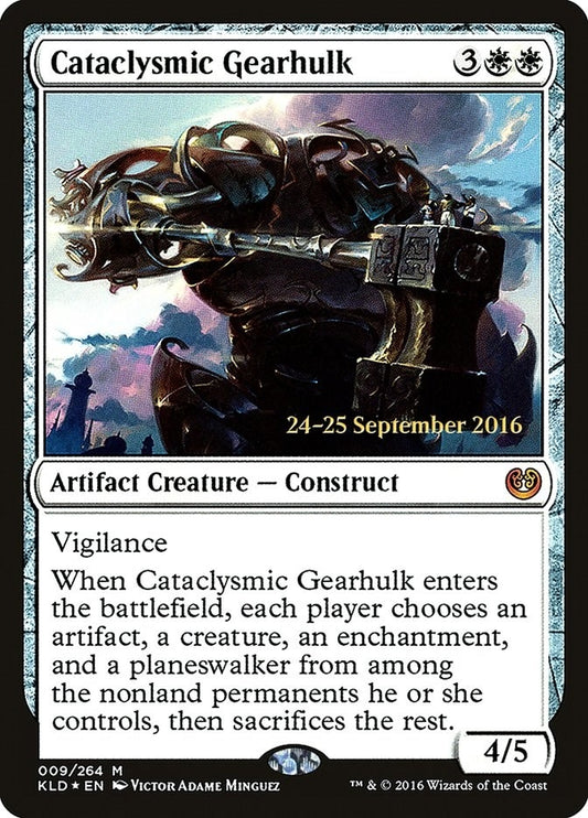 Image for Cataclysmic Gearhulk (9) (Prerelease Cards) - Magic: The Gathering