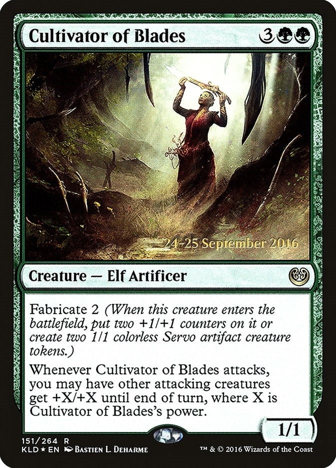 Image for Cultivator of Blades (151) (Prerelease Cards) - Magic: The Gathering