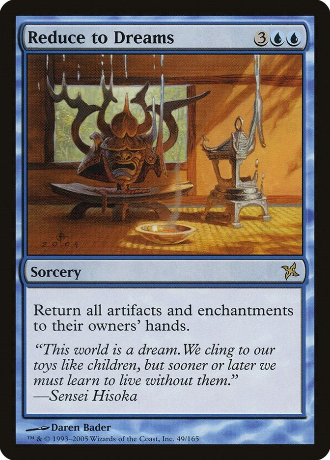 Image for Reduce to Dreams (49) (Betrayers of Kamigawa) - Magic: The Gathering