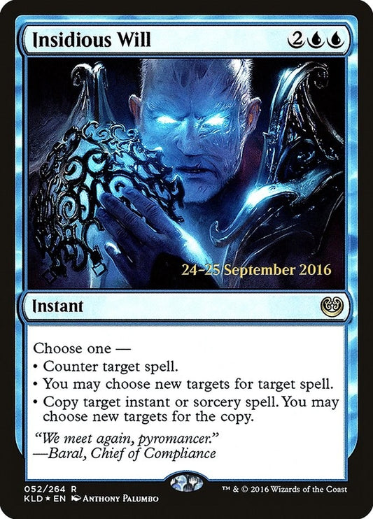 Image for Insidious Will (52) (Prerelease Cards) - Magic: The Gathering