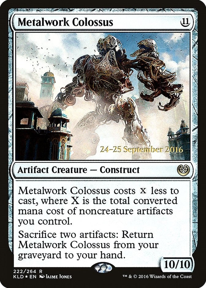 Image for Metalwork Colossus (222) (Prerelease Cards) - Magic: The Gathering