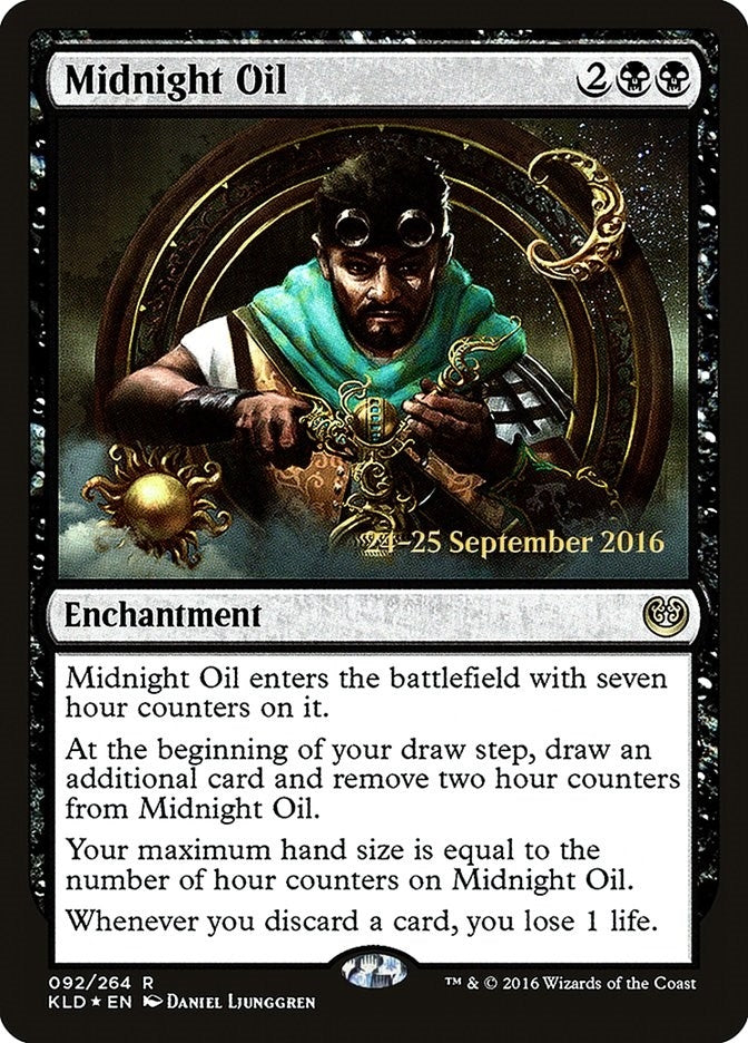 Image for Midnight Oil (92) (Prerelease Cards) - Magic: The Gathering
