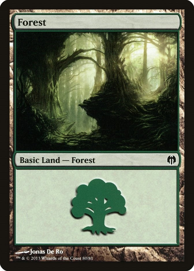 Image for Forest (80) (80) (Duel Decks: Heroes vs. Monsters) - Magic: The Gathering