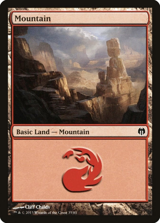 Image for Mountain (35) (35) (Duel Decks: Heroes vs. Monsters) - Magic: The Gathering