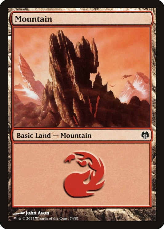 Image for Mountain (74) (74) (Duel Decks: Heroes vs. Monsters) - Magic: The Gathering