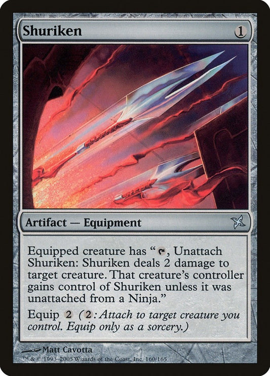 Image for Shuriken (160) (Betrayers of Kamigawa) - Magic: The Gathering
