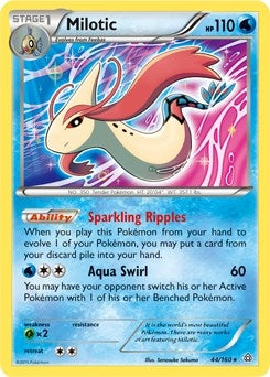 Image for Milotic - 44/160 (XY Primal Clash) (044/160) (Deck Exclusives) - Pokemon