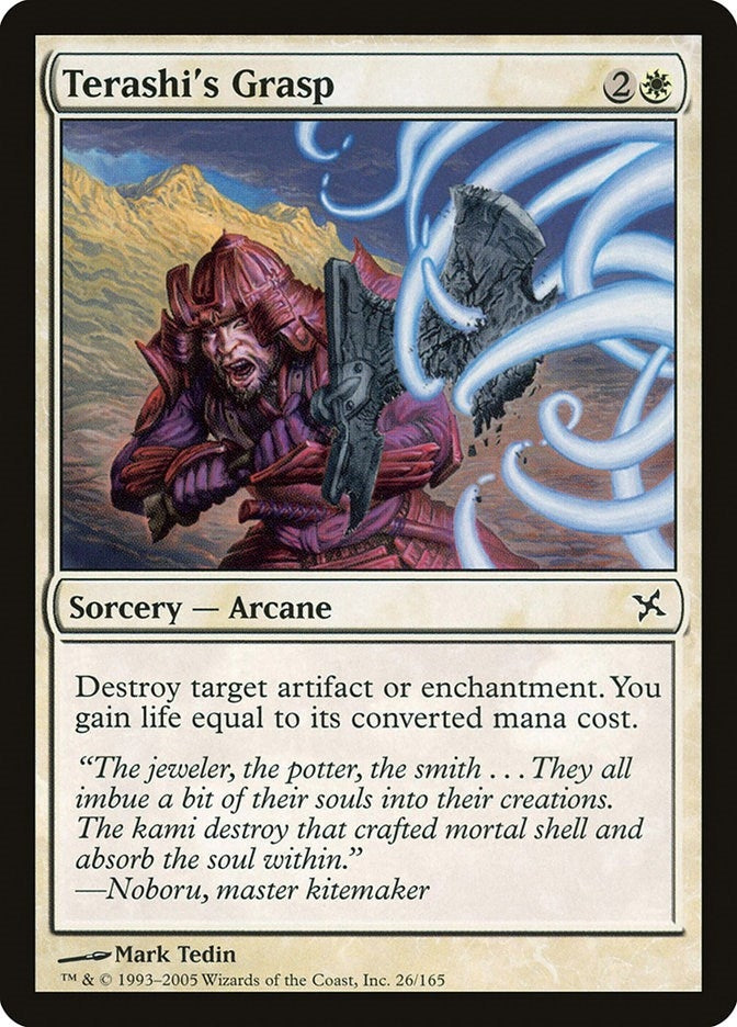 Image for Terashi's Grasp (26) (Betrayers of Kamigawa) - Magic: The Gathering