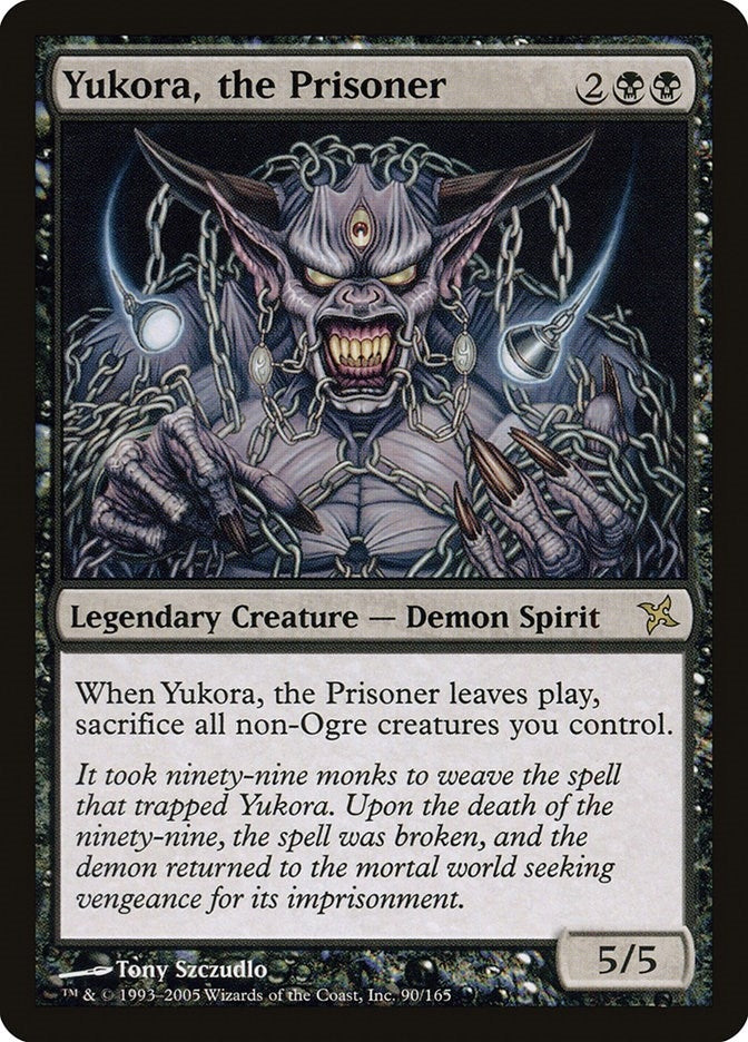 Image for Yukora, the Prisoner (90) (Betrayers of Kamigawa) - Magic: The Gathering