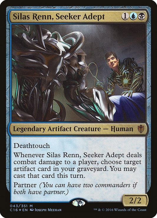 Image for Silas Renn, Seeker Adept (43) (Commander 2016) - Magic: The Gathering